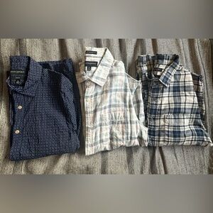 Banana Republic Men's Casual Shirt Bundle of 3 items